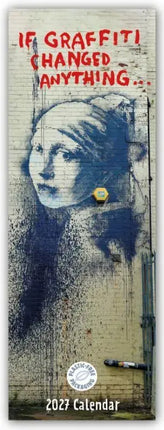 Red Star Banksy Kalender 2027 Slimline