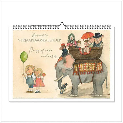 Rosefairytales Days of wine and roses Verjaardagskalender A4 Liggend