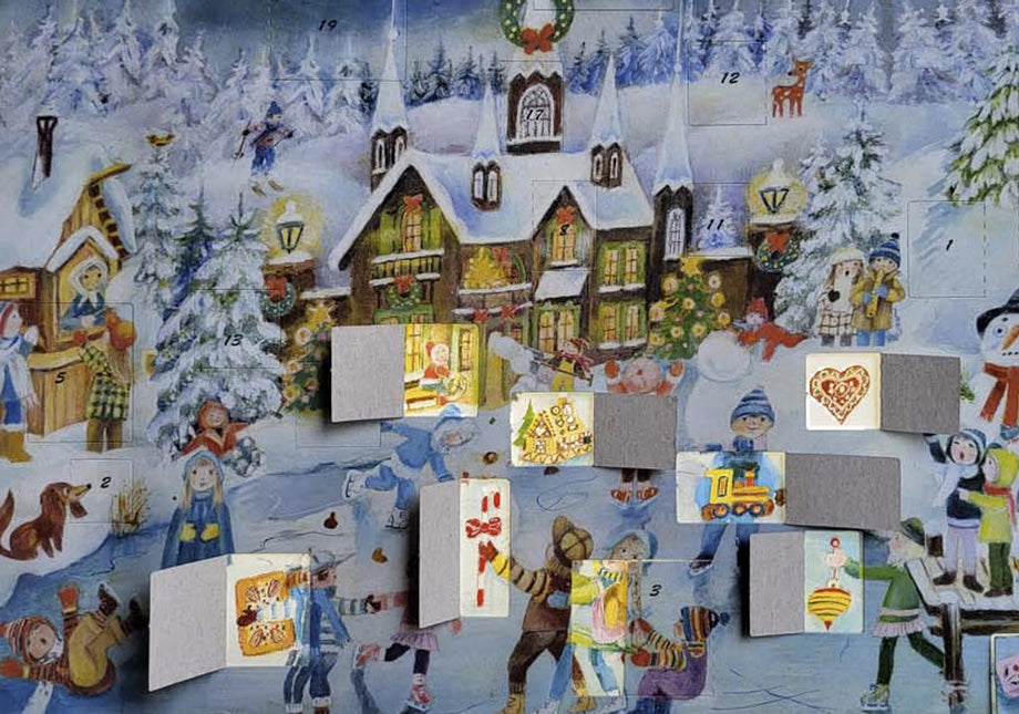 Sellmer Adventskalender Ice Skating at the Castle