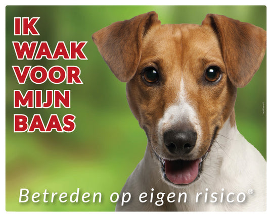Stickerkoning Jack Russell Terrier Waakbord