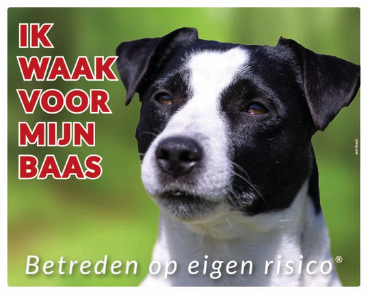 Stickerkoning Jack Russell Terrier Waakbord