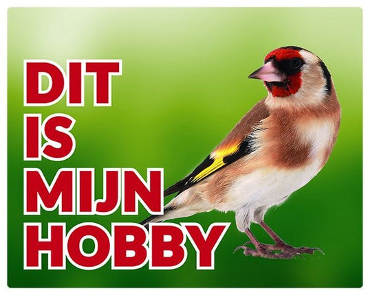 Stickerkoning Putter Waakbord - Dit is mijn Hobby
