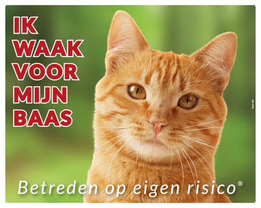 Stickerkoning Rode Katten Waakbord
