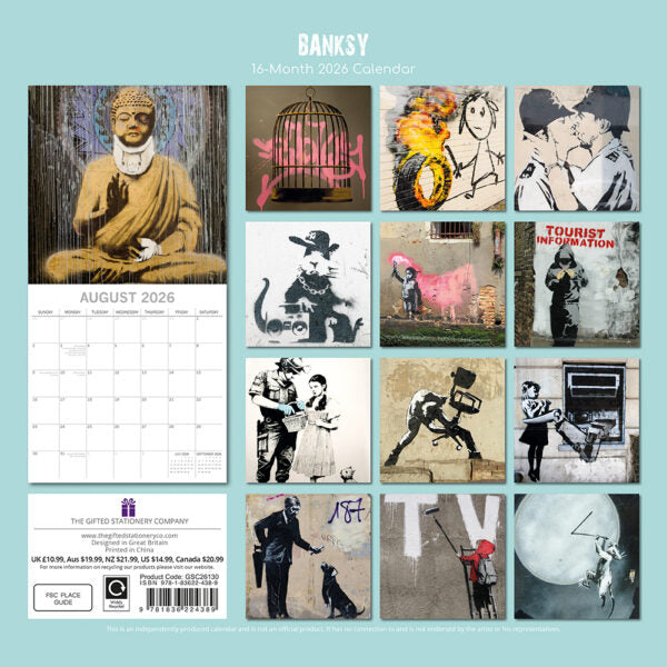 The Gifted Stationary Banksy Kalender 2026