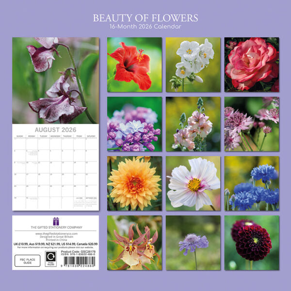 The Gifted Stationary Bloemen Kalender 2026