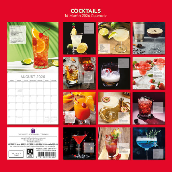 The Gifted Stationary Cocktails Kalender 2026