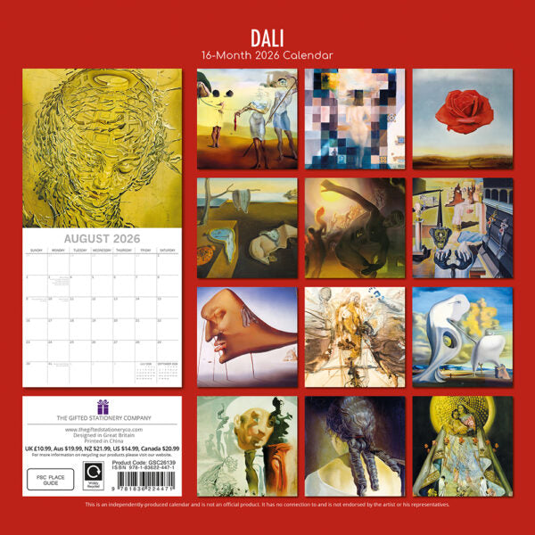 The Gifted Stationary Dalí Kalender 2026
