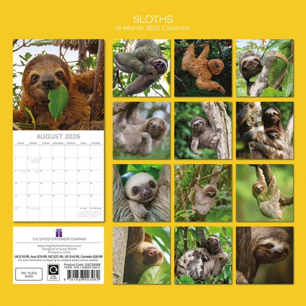 The Gifted Stationary Luiaard Kalender 2026
