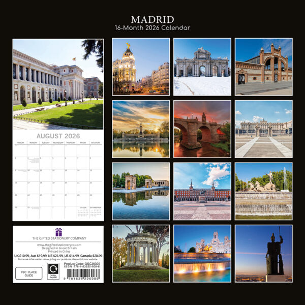 The Gifted Stationary Madrid Kalender 2026