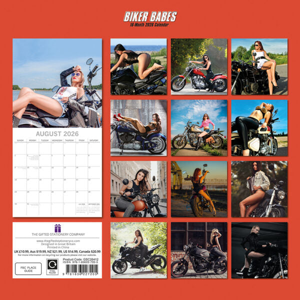 The Gifted Stationary Motorbabes Kalender 2026