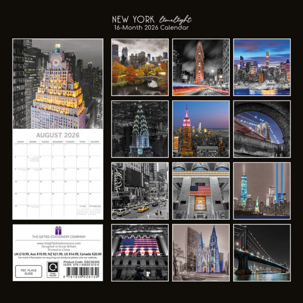 The Gifted Stationary New York Limelight Kalender 2026