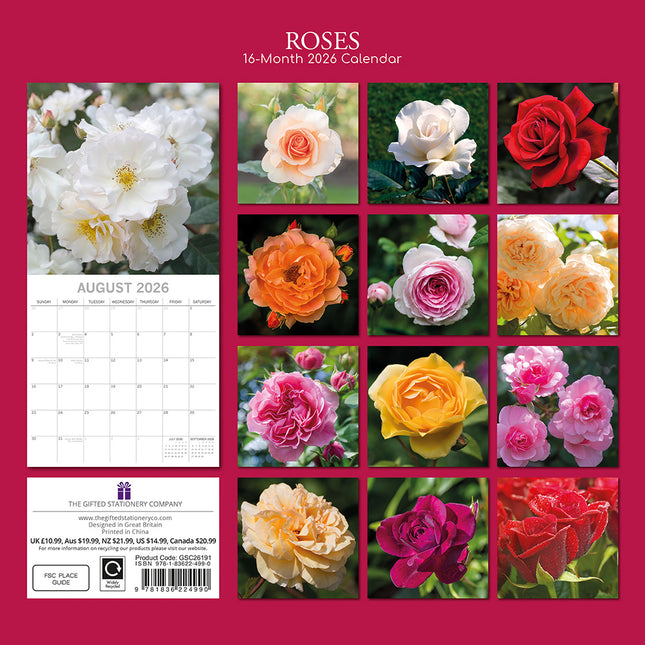 The Gifted Stationary Rozen Kalender 2026