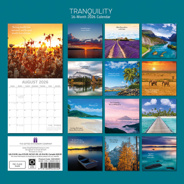 The Gifted Stationary Tranquility Kalender 2026