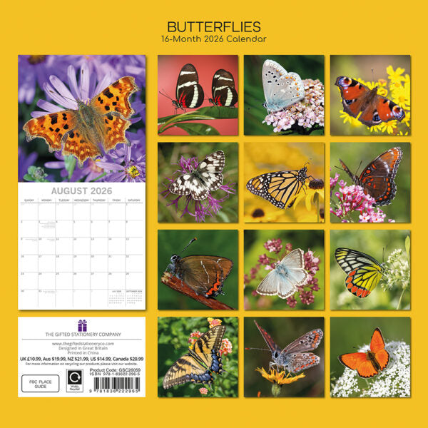 The Gifted Stationary Vlinder Kalender 2026