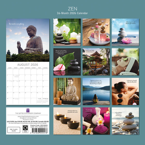 The Gifted Stationary Zen Kalender 2026