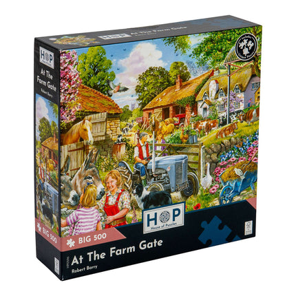 The House of Puzzles At the Farm Gate Puzzel 500 XL Stukjes