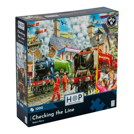 The House of Puzzles Checking the Line Puzzel 1000 stukjes