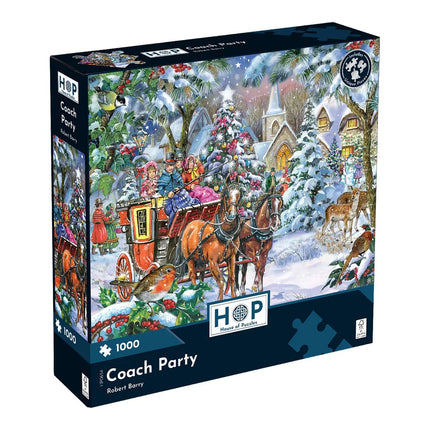 The House of Puzzles Coach Party Puzzel 1000 Stukjes