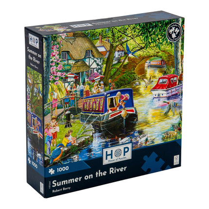 The House of Puzzles Summer on the River Puzzel 1000 Stukjes