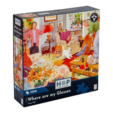 The House of Puzzles Where are my Glasses Puzzel 1000 Stukjes