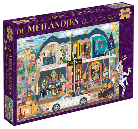 Tuckers De Meilandjes - Chaos in Code Rosé Puzzel 1000 Stukjes