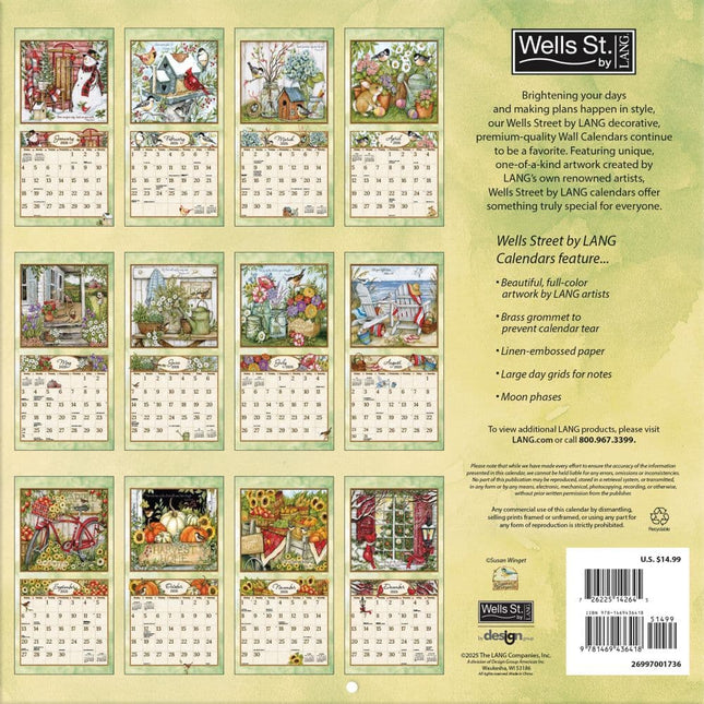 Wells st. by Lang Blessings Kalender 2026