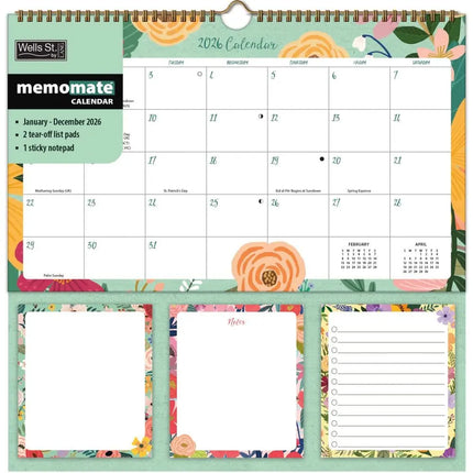 Wells st. by Lang Shine Within Memo Kalender 2026