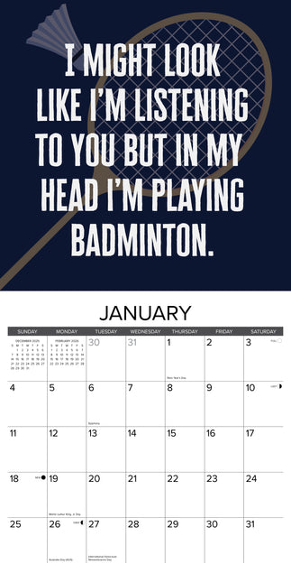 Willow Creek Badminton Kalender 2026