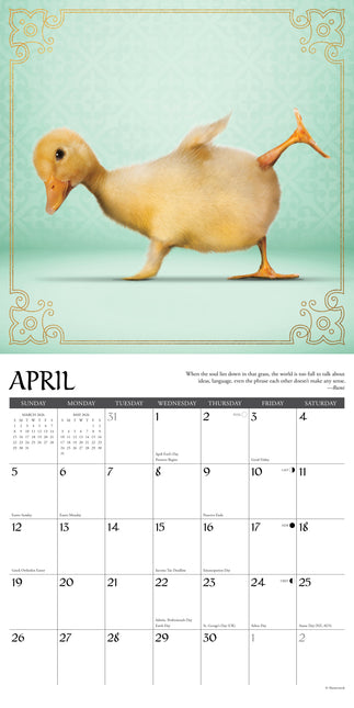 Willow Creek Boerderij Yoga Kalender 2026