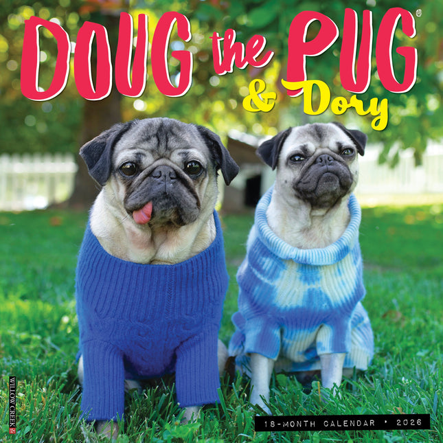 Willow Creek Doug the Pug Kalender 2026