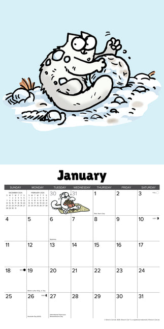 Willow Creek Simon's Cat Kalender 2026