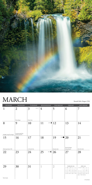 Willow Creek Waterval Kalender 2026