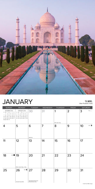 Willow Creek Wereldwonderen Kalender 2026