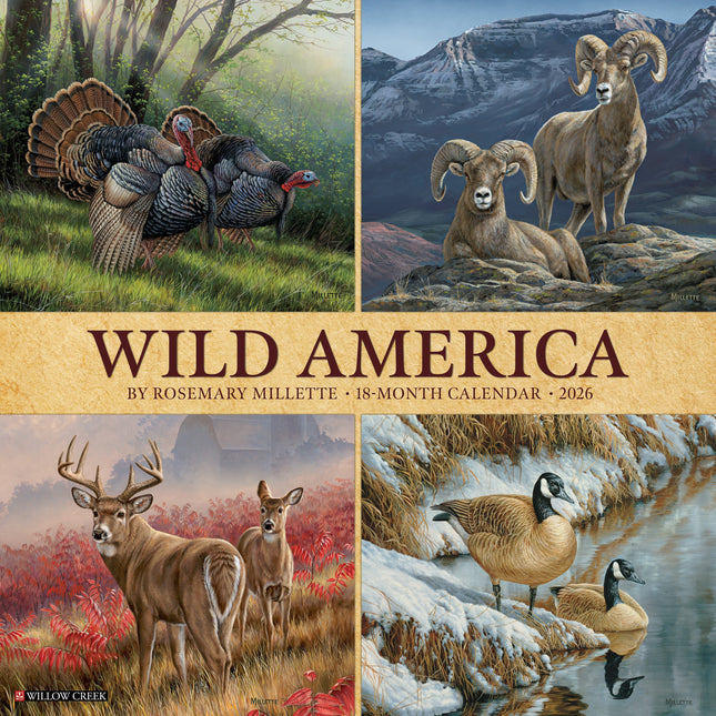 Willow Creek Wildlife Amerika Kalender 2026