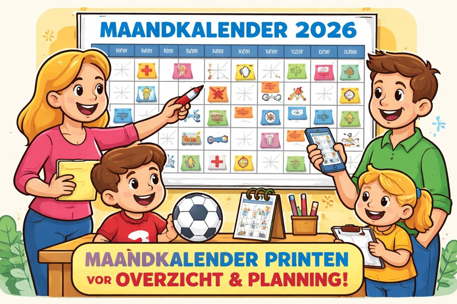 Maandkalender printen: jouw gids voor overzicht in 2026