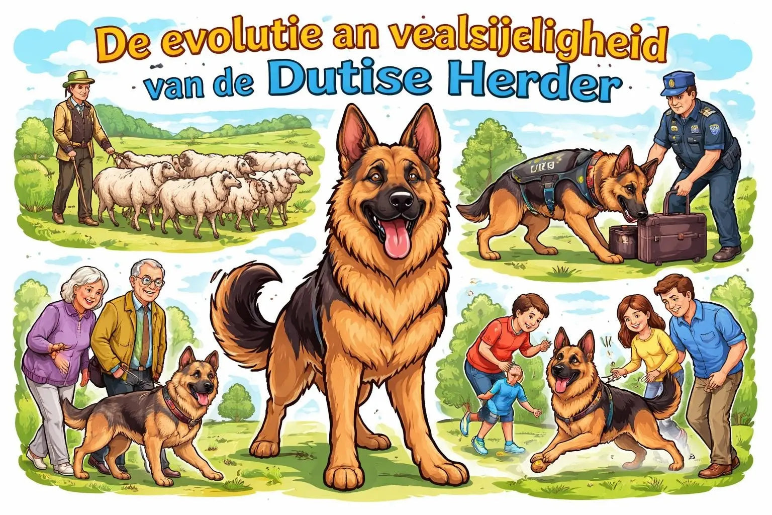 Duitse herder: Het verhaal van een bijzonder hondenras