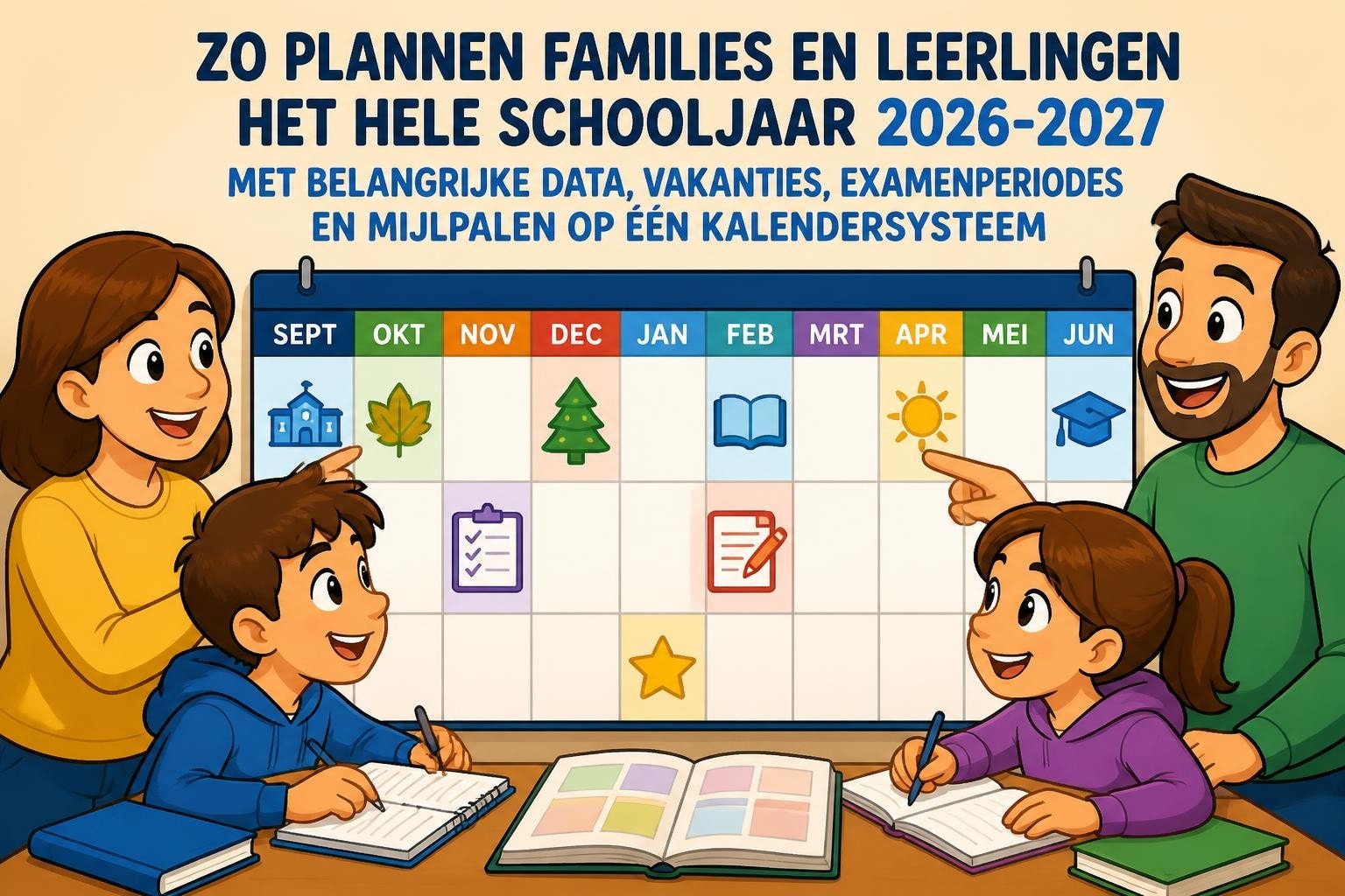 Schooljaar 2026 - 2027: Zo plan je het nieuwe seizoen slim