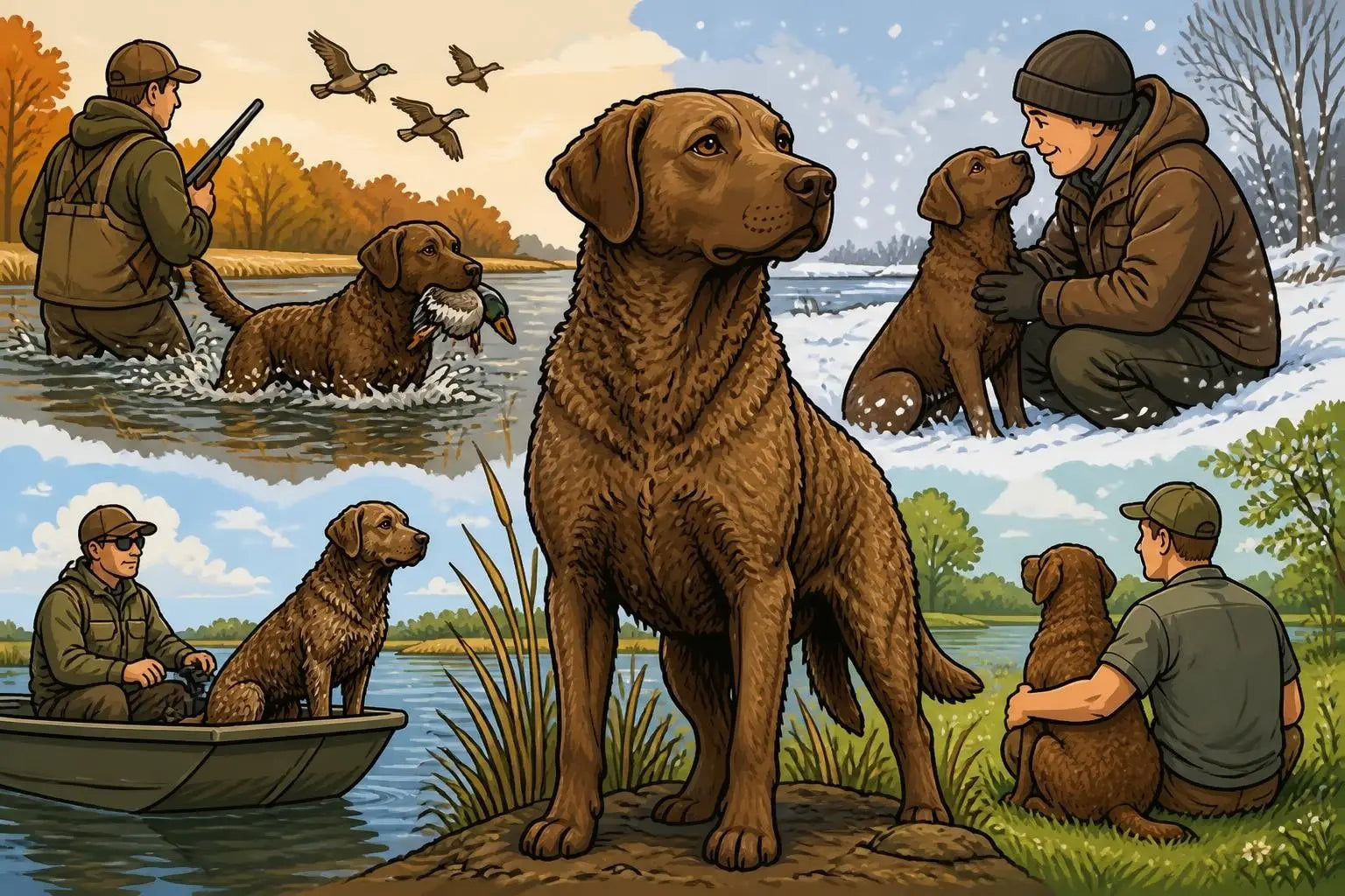Chesapeake bay retriever: karakter, verzorging & geschiedenis