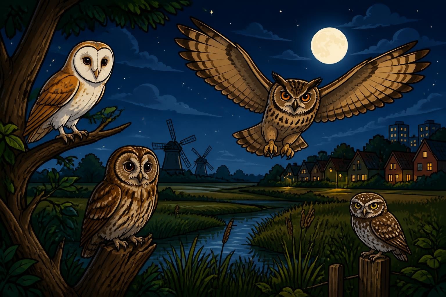 Uilen: fascinerende nachtvogels in Nederland