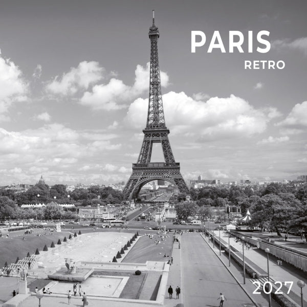 Parijs Retro Kalender 2027