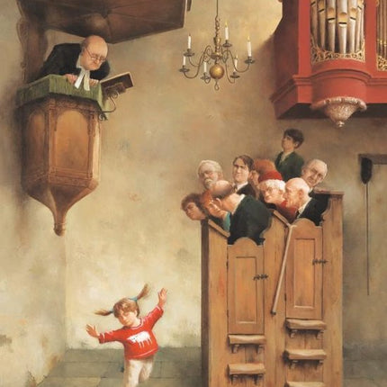 Marius van Dokkum Dansje in de Kerk Puzzel 1000 Stukjes Art Revisited