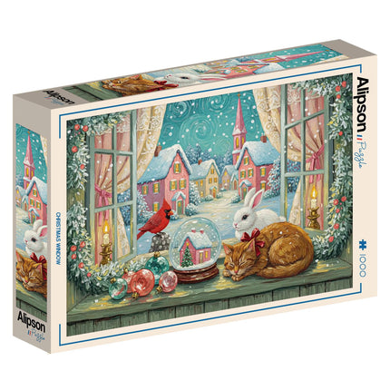Alipson Christmas Window Puzzel 1000 stukjes