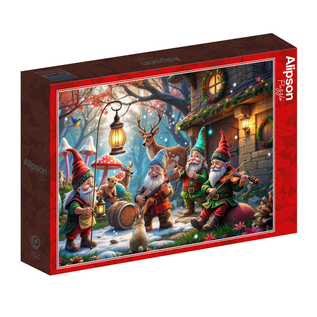 Alipson Enchanted Christmas in the Woods Puzzel 1000 stukjes