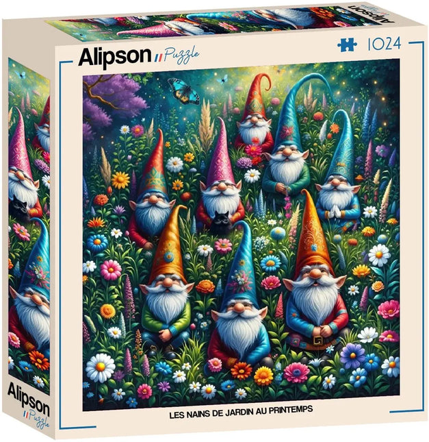 Alipson Garden Gnomes in Spring Puzzel 1000 stukjes