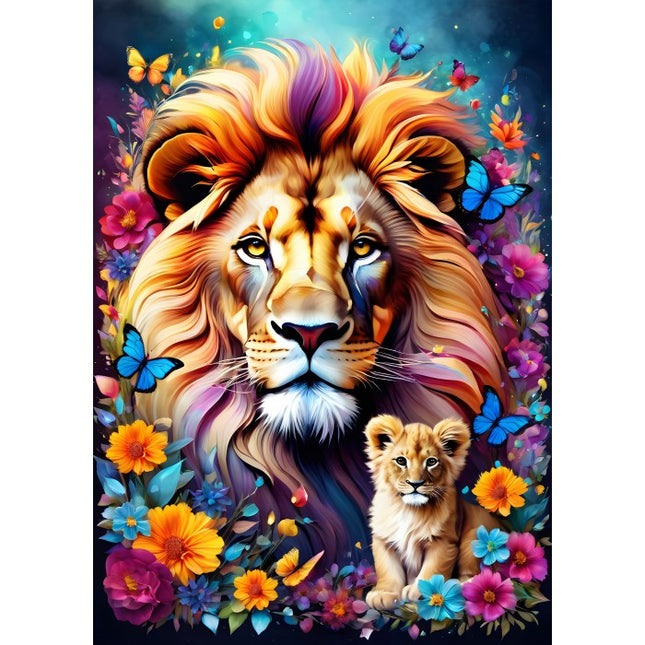Alipson Lions - Maternal Love Collection Puzzel 1000 stukjes