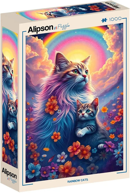 Alipson Rainbow Cats Puzzel 1000 stukjes