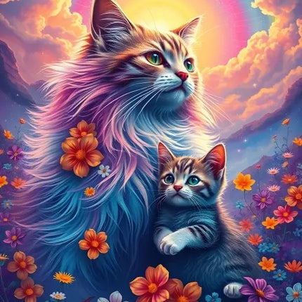 Alipson Rainbow Cats Puzzel 1000 stukjes