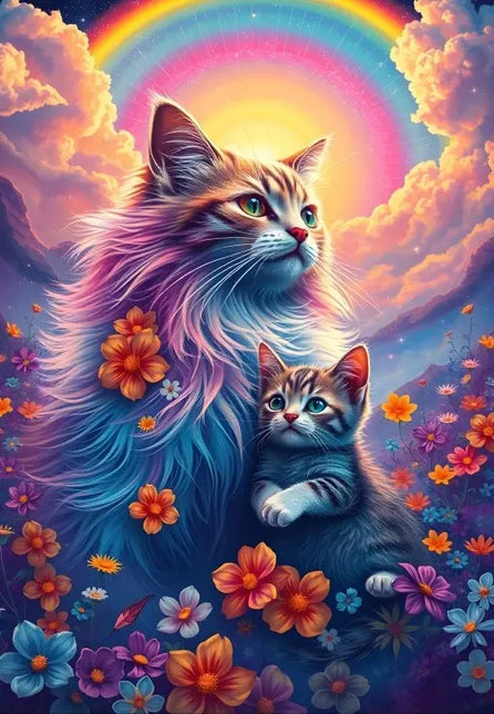 Alipson Rainbow Cats Puzzel 1000 stukjes