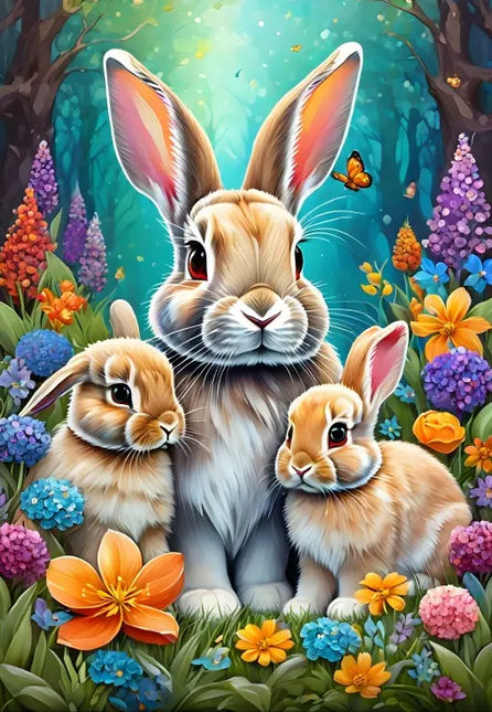 Alipson Spring Bunnies Puzzel 1000 stukjes