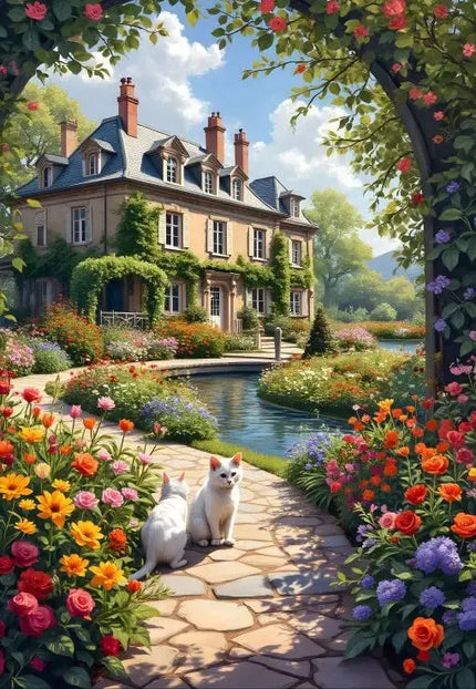 Alipson The Cottage's Flowering Arch Puzzel 1000 stukjes